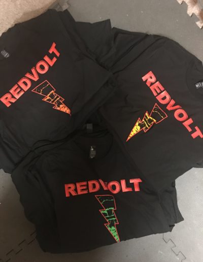 Redvolt band t-shirts
